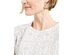 Karen Scott Women's Sport Printed Microfleece Top White Size Extra Large