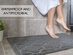 Waterproof Anti-Stain Floor Mat (Grey Moroccan Pattern/2-Pack)