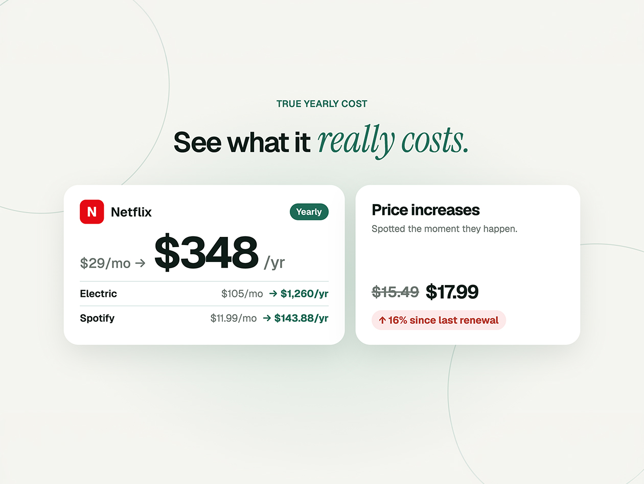 PocketWise Subscription Manager: Lifetime Subscription