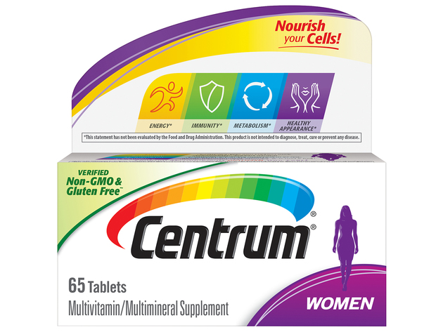 Centrum Multivitamins/Multimineral Supplement with Iron and Multivitamins for Women, Easily Maintain Your Overall Health by Taking this Every Day, 65 Count