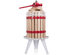 Costway 1.6 Gallon Fruit Wine Press Cider Apple Grape Crusher Juice Maker Tool Wood - as pic