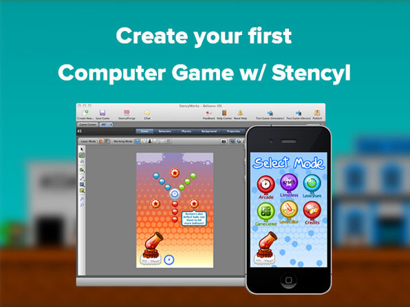 Create Your First Computer Game w/ Stencyl Course - Product Image