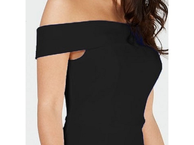 thalia sodi off the shoulder dress Thalia Sodi Women's Off-The-Shoulder Sheath Dress Black Size Extra Small