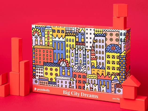 Puzzledly 500-Piece Puzzles (Big City Dreams)