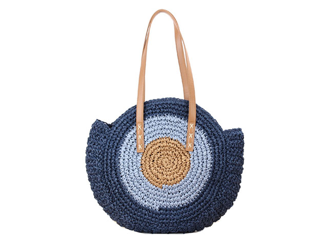 Summery Vibes All-Natural Handbag (Ocean Blue)