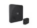 Just Wireless Qi 10 Watt Charger with 2 Amp AC, Case Friendly Charging- Black & Gray (New Open Box)