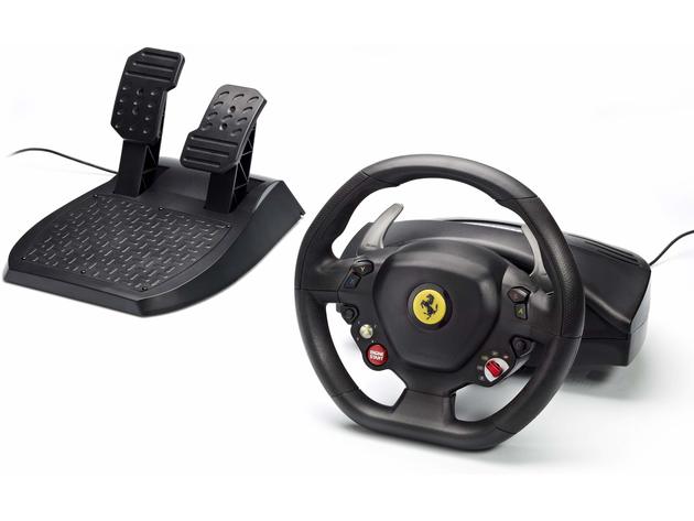 Thrustmaster Xbox 360 11” XXL Rubber Texture Cladding Ferrari 458 Racing Wheel