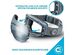 WildHorn Outfitters Adult Roca Ski/Snowboard Goggles Stone Gray/Silver Clip Lock (Refurbished, Open Retail Box)