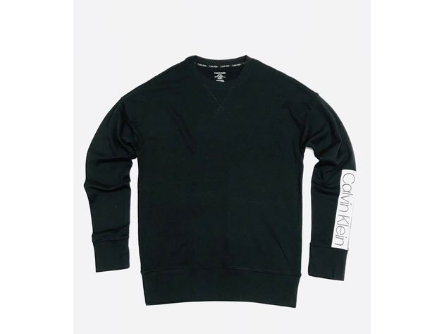 Calvin Klein Jeans Men's Monogram Sweatshirt Charcoal Size X-Large