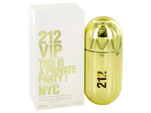 3 Pack 212 Vip by Carolina Herrera Eau De Parfum Spray 1.7 oz for Women