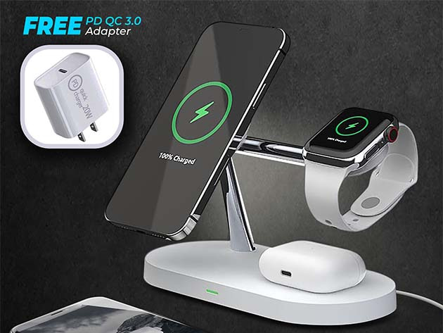 5-in-1 MagSafe Wireless & Wired Charging Station