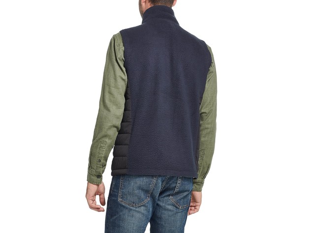 Weatherproof Men's Pebble Fleece Vest Dark Navy 3XL