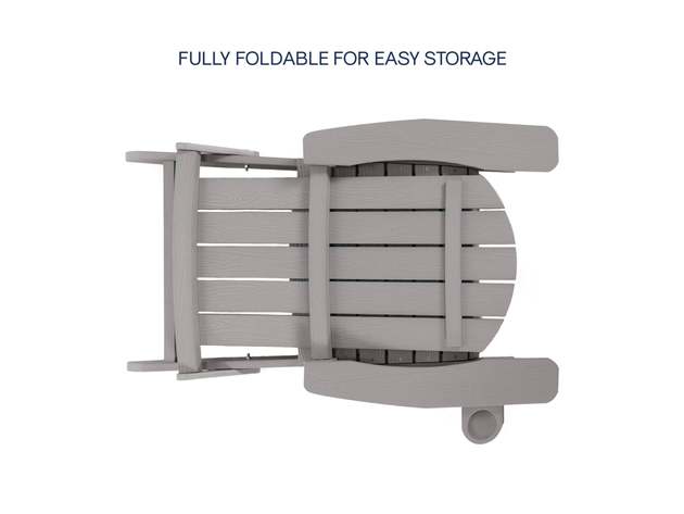 Cal Adirondack Chair Light Grey