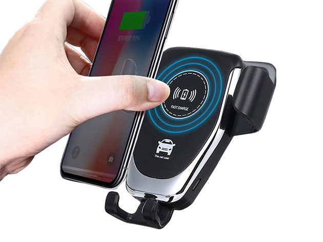 Ninja Dragon QI-X Universal Wireless Charger with Car Mount Holder