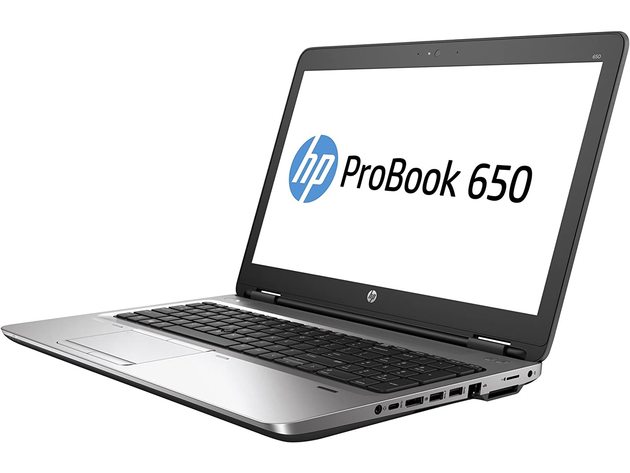 HP Elitebook 650G2 Laptop Computer, 2.30 GHz Intel i5 Dual Core Gen 6, 8GB DDR3 RAM, 256GB SSD Hard Drive, Windows 10 Professional 64 Bit, 15" Screen (Renewed)