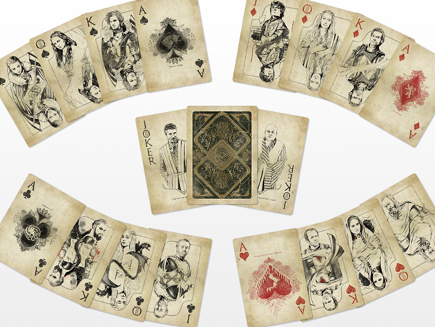 The Game Of Thrones Battle-Worn Playing Cards