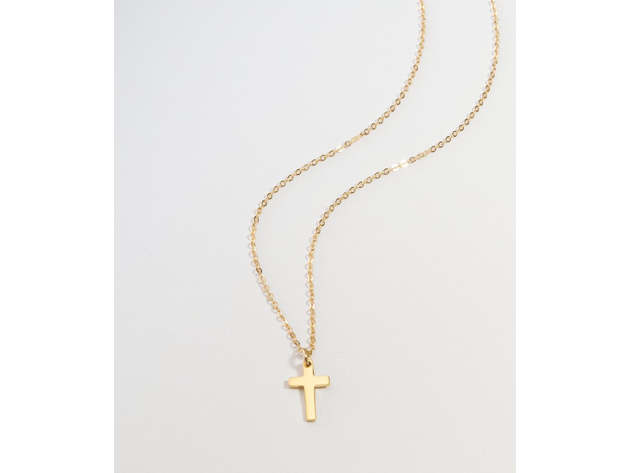 Tiny Cross Necklace