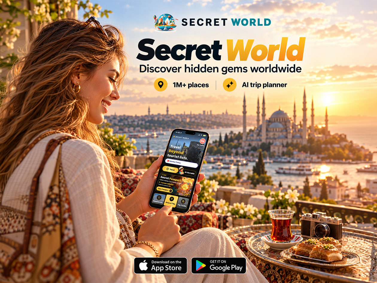 Secret World Travel Guide App Premium Plan: Lifetime Subscription