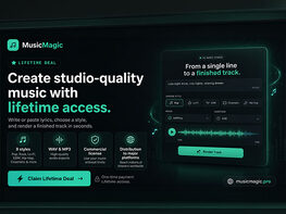 MusicMagic Starter Plan: Lifetime Subscription
