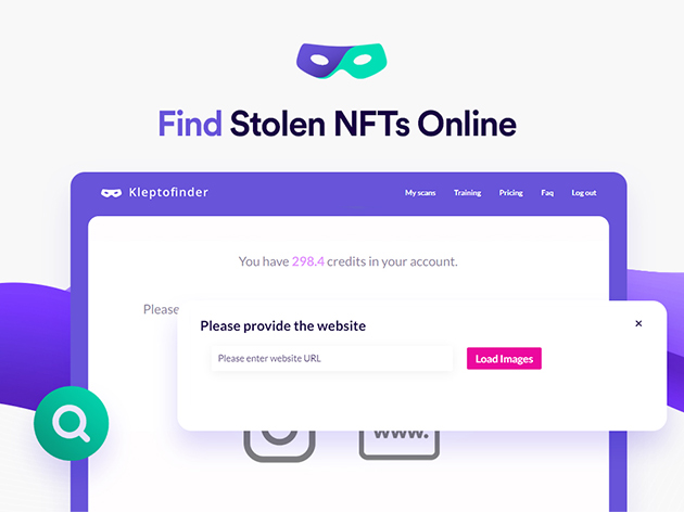 Kleptofinder Image Rights Service: Lifetime Subscription