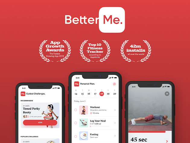 BetterMe Home Workout & Diet: 1-Yr Subscription