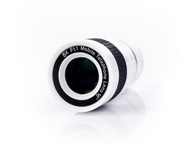 8x Telephoto Smartphone Lens (White)