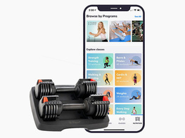 Openfit Fitness App: 2-Yr Subscription + LifePro PowerUp Adjustable Dumbbells Set