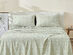 4-Piece Floral Print Microfiber Sheet Set (Floral Green/King)