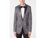 Ryan Seacrest Distinction Men's Modern-Fit Stretch Silver Paisley Jacquard Dinner Jacket Silver Size 36
