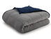 Weighted Anti-Anxiety Blanket (Grey/Navy, 20Lb)