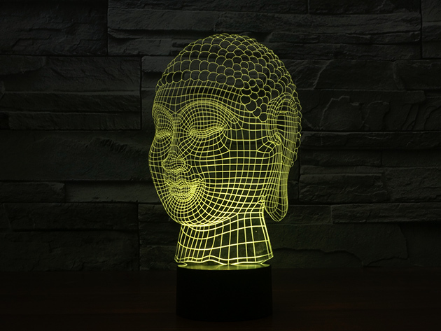 3-D Illusion Buddha Lighting 