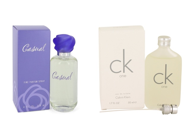 Gift set  CASUAL by Paul Sebastian Fine Parfum Spray 4 oz And  CK ONE EDT Pour/Spray (Unisex) 1.7 oz