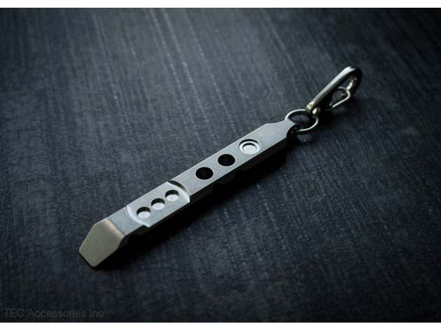 Ti-Pry Titanium Pry Bar: Keychain Edition
