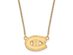 10k Yellow Gold NHL Montreal Canadiens Small Necklace, 18 Inch