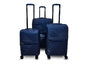 Luan Wave 3 Piece Luggage Set Navy Blue