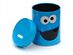 Cookie Monster Rounded Tin Coin Bank - Blue