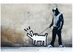 Banksy 'Choose Your Weapon Keith Haring Dog' Stretched Canvas Art