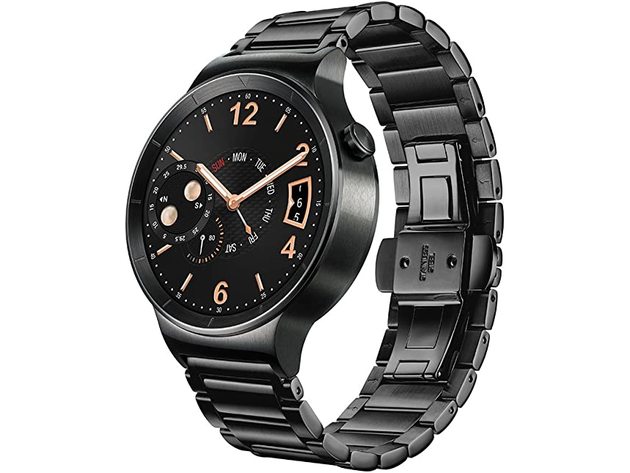 Huawei 55020539 Stainless Steel Watch Compatible with Most Devices - Black (Like New, Open Retail Box)