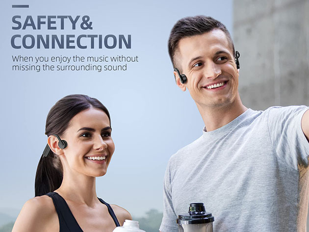 Bone-Conduction Bluetooth 5.0 Headphones 