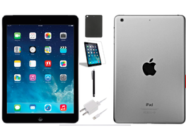 Apple iPad Pro 9.7" 256GB 2.1GHz 2GB RAM -Space Gray (Refurbished: Wi-Fi + Cellular) + Accessories Bundle