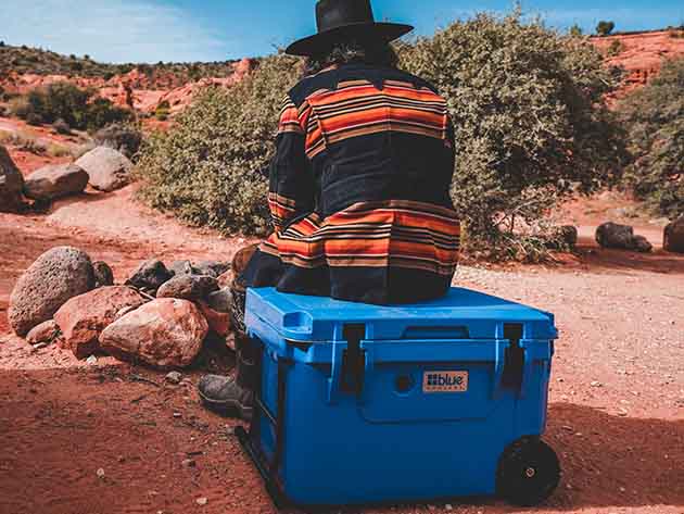 60QT Ice Vault Cooler with Wheels
