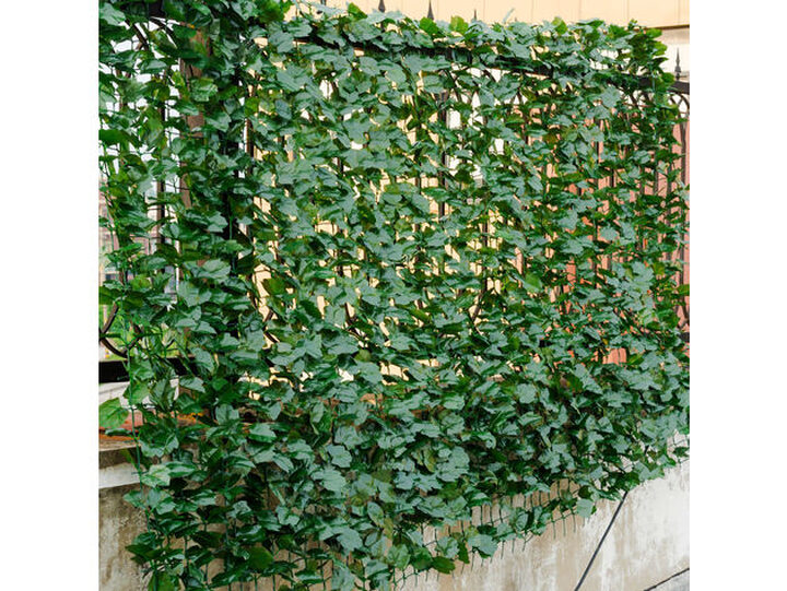 Costway 40 in. x95 in. Green Faux Ivy Leaf Decorative Privacy