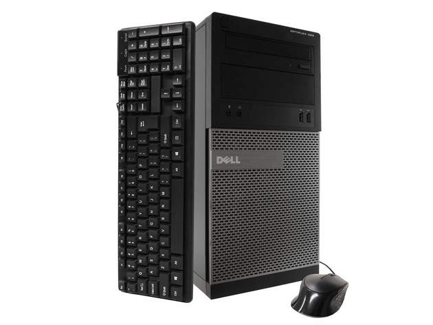 Dell Optiplex 390 Tower Computer PC, 3.20 GHz Intel i5 Quad Core Gen 2, 4GB DDR3 RAM, 500GB SATA Hard Drive, Windows 10 Professional 64 bit (Renewed)