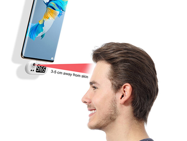 Pocket Smartphone Forehead Thermometer (USB-C)
