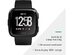 Fitbit FB504GMBK Versa Aluminium Smart Watch, 1 Size S&L Bands Included - Black- (Used, Open Retail Box)