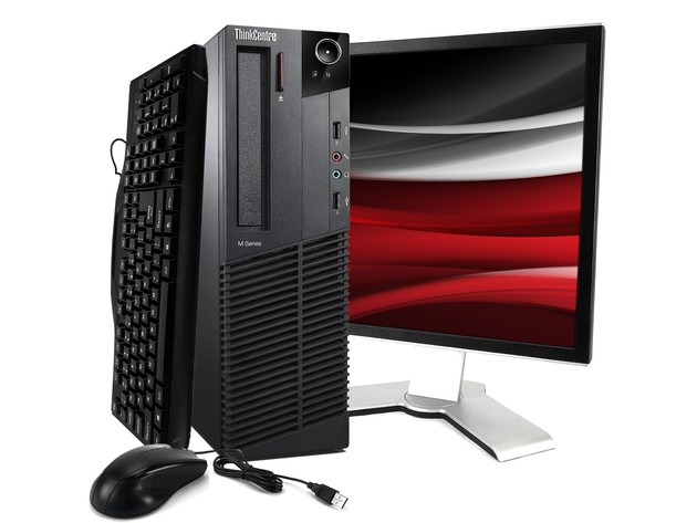 Lenovo ThinkCentre M92P Desktop Computer PC, 3.20 GHz Intel i5 Quad Core Gen 3, 4GB DDR3 RAM, 250GB Hard Disk Drive (HDD) SATA Hard Drive, Windows 10 Home 64bit (Renewed)