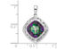 4.25 Carat (ctw) Mystic Fire Topaz Pendant Necklace in Sterling Silver with Chain