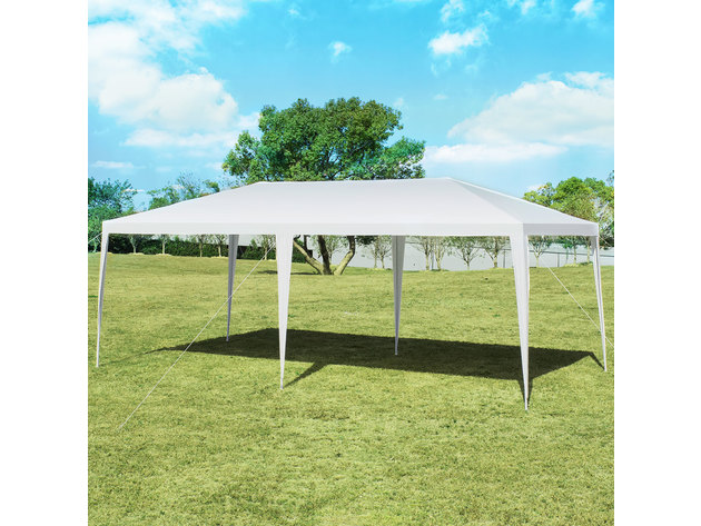 Costway 10'x20' Outdoor Party Wedding Tent Heavy Duty Canopy Pavilion - White