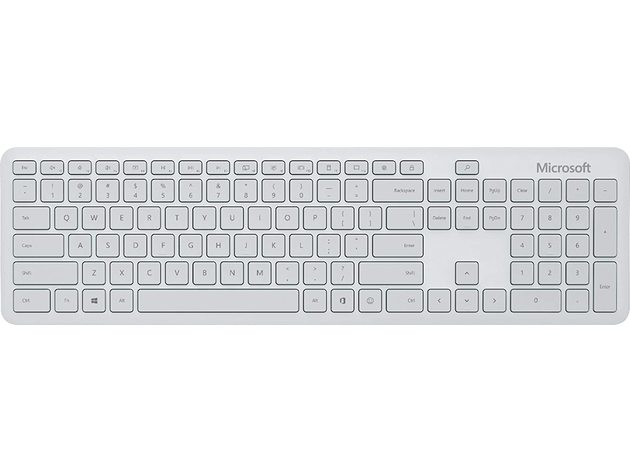 Microsoft - Wireless Bluetooth Mechanical Keyboard and Mouse Bundle - Glacier