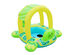 Inflatable Turtle Pool Float with Sun Shade for Kids